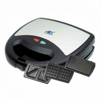Anex Sandwich Waffle Grill 3 In 1 AG 1039C 750 Wat